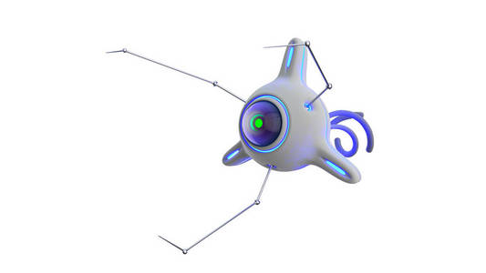 医疗纳米机器人概念物体颜色简单平面图标集收集分离的医疗保健dna
