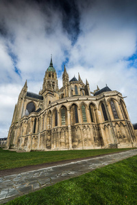 Bayeux Notre Dame，诺曼底，法国中世纪大教堂