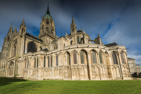 Bayeux Notre Dame，诺曼底，法国中世纪大教堂