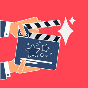 平面电影 clapperboard