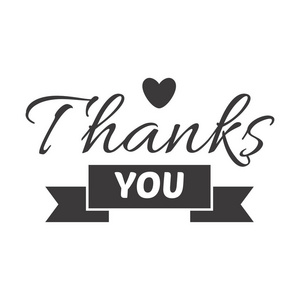 谢谢你的文本字体矢量徽章照片