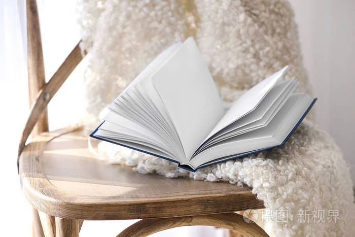 在椅子上的新书