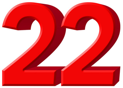 数字二十二图片
