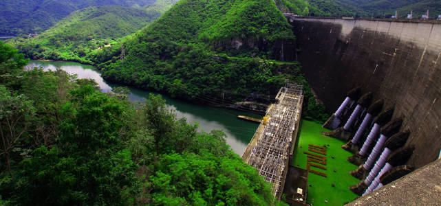 水坝在启德泰国的形象