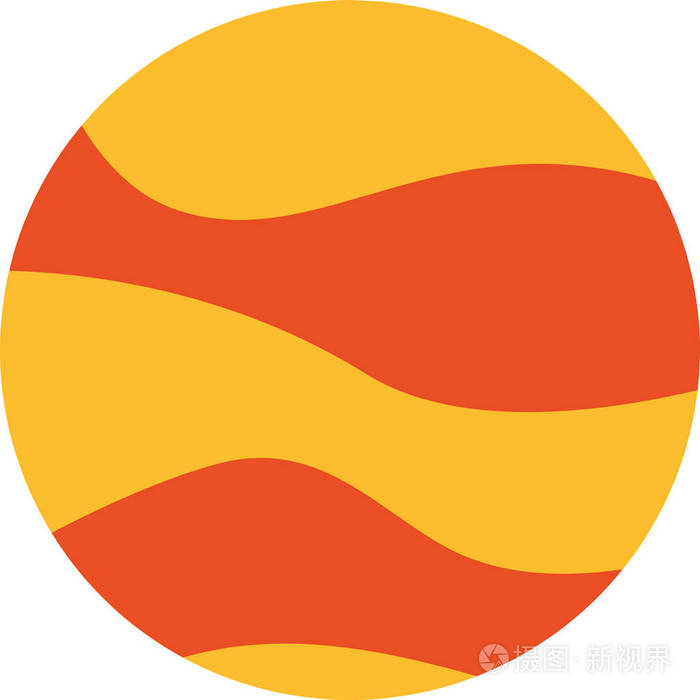 金星的星球矢量