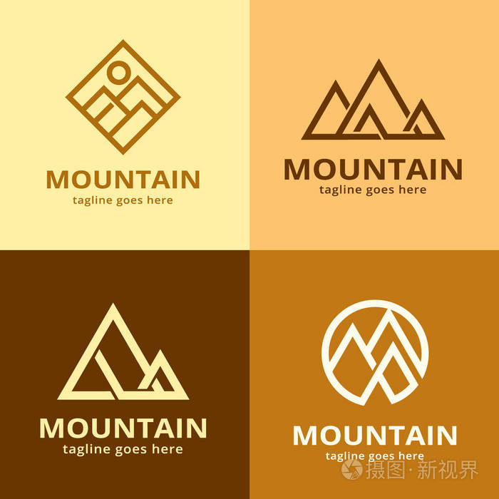 山标志模板设计