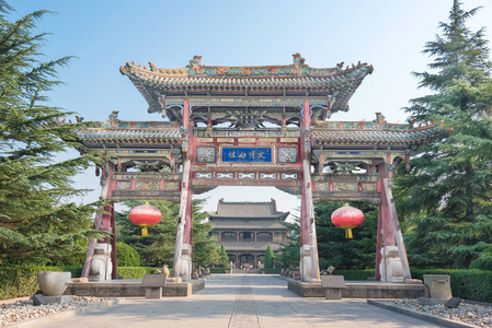 临汾山西,中国-2015 年 8 月 29 日︰ 姚庙.