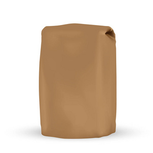 棕色包装的零食袋