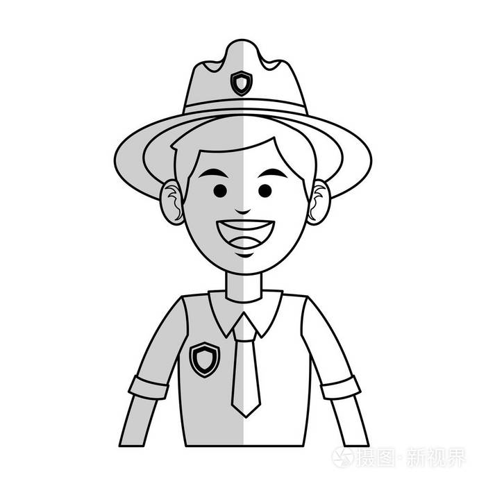 护林员图标插画-正版商用图片0wynfk-摄图新视界