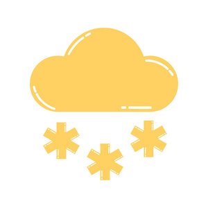 下雪天气图标图片