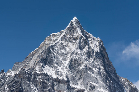 Cholatse 山峰在图格拉传递，珠穆朗玛峰地区尼泊尔