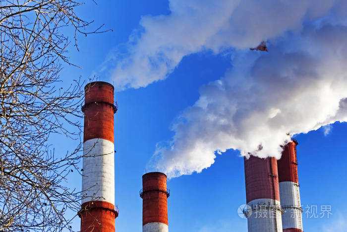 火力发电厂蒸汽生产烟囱