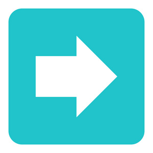 箭头符号平面正方形图标照片