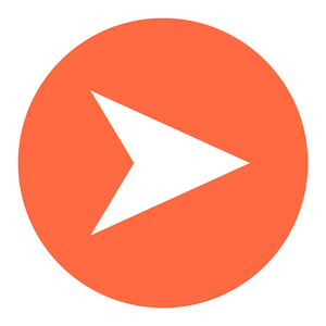 箭头符号平面圆图标照片