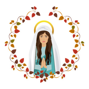 圣洁的圣母玛利亚图片