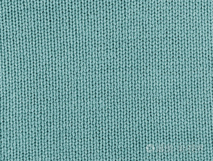 青色的颜色针织纹理