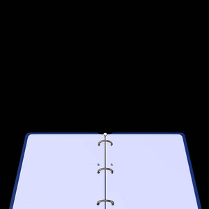 三维图的空白记事本