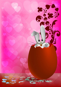 设计复活节兔子蛋