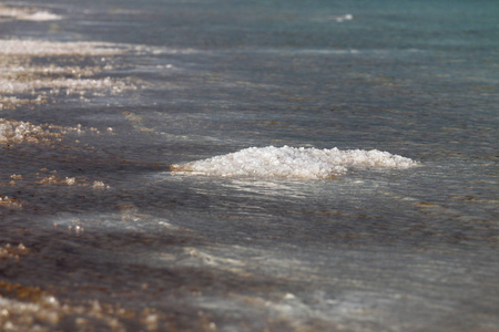 在死海死海盐石头