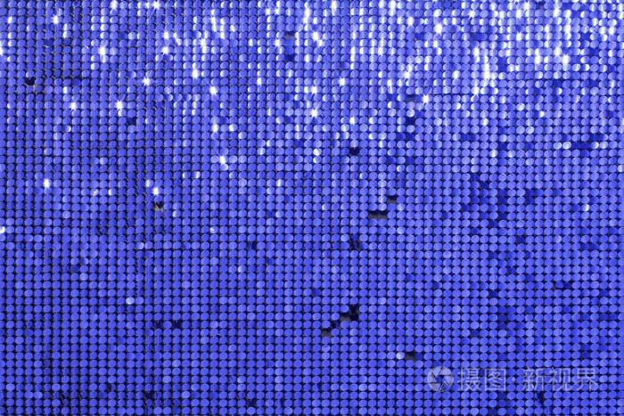 蓝色背景光点与星星的马赛克