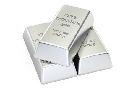 钛元素符号旧生锈金属表面的金条作为背景来插入文本或 desi