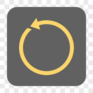 旋转 ccw 圆形方形按钮与平面图标圆七彩按钮服务齿轮标志按钮矢量