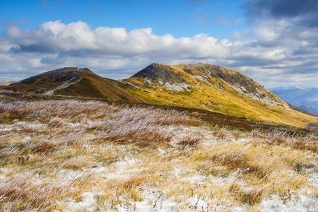 在波兰的 Bieszczady 山步道