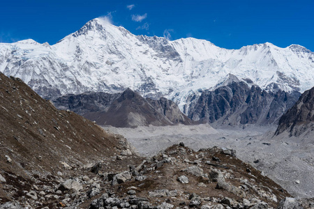 奥友峰山顶，珠穆朗玛峰地区尼泊尔