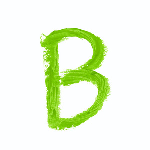 分离出的单个榛子分离出的单个 abc 字母符号照片