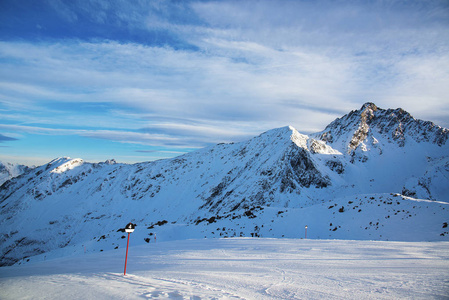 胡志明市的奥地利滑雪胜地的全景