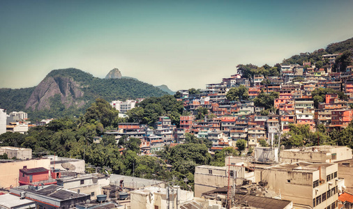里约热内卢贫民窟与基督