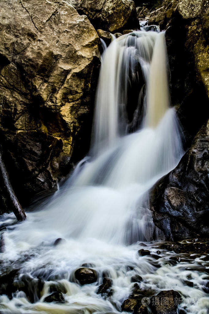 瀑布动感模糊