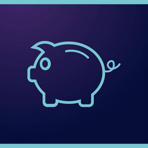 小猪logo储钱罐图标矢量,债务,钱,储蓄,存钱照片