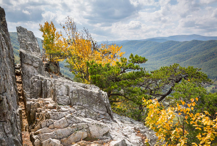 塞涅卡岩在西弗吉尼亚州