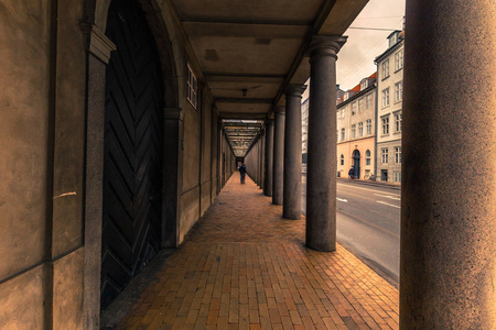 2016年12月5日 丹麦哥本哈根老城的 archway