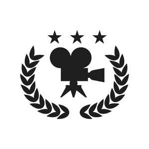 电影黑色 logo照片