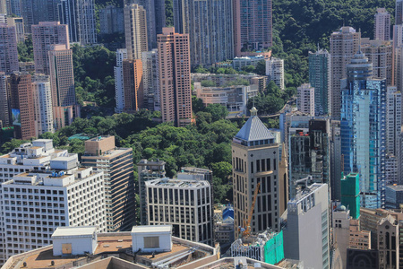 中国香港的国际金融公司的视图图片