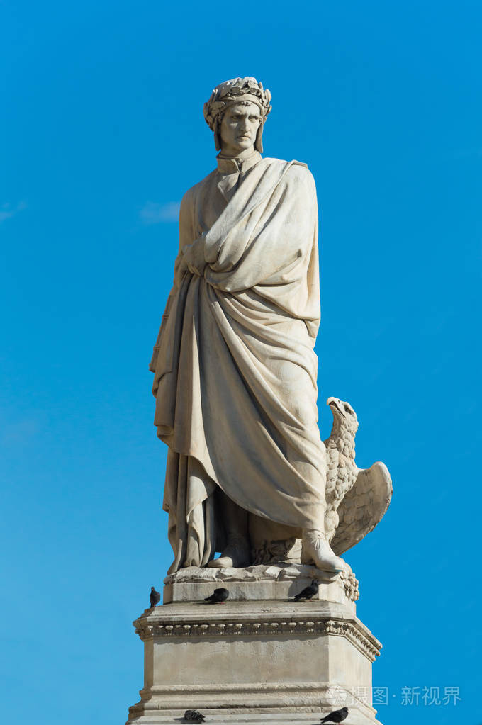 意大利佛罗伦萨但丁的雕像