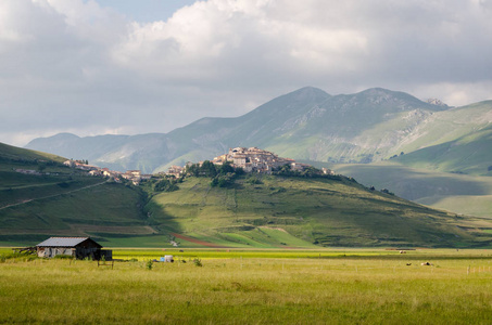 Castelluccio di 阿西西翁布里亚风景