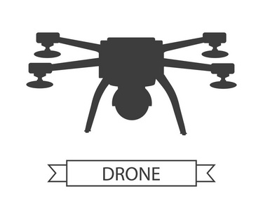 无人驾驶飞机图标分离无人机