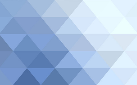 淡蓝色的多边形设计模式。由三角形和梯度的折纸样式