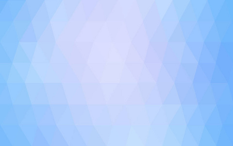 淡粉色蓝色多边形设计模式。由三角形和梯度的折纸样式
