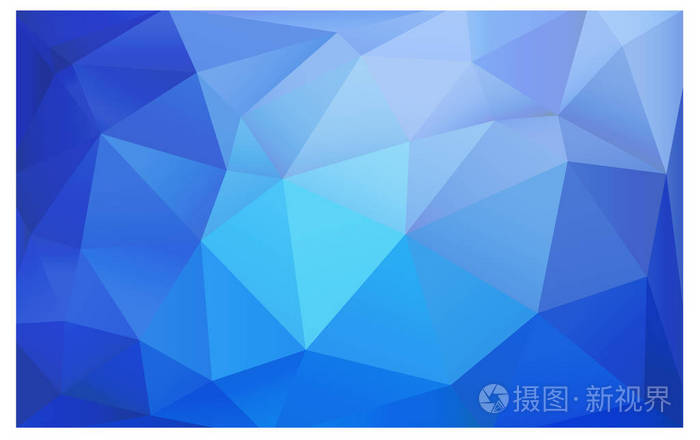 浅蓝色lowpoly背景副本空间eps矢量图使用不透明蒙版