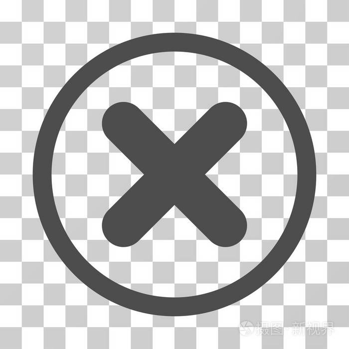 取消圆形的矢量图标