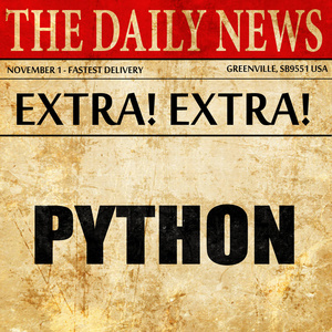 python 的计算机语言，报纸文章文本