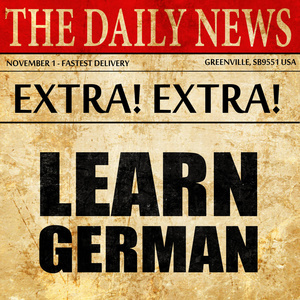 学习德语，报纸上的文章文字