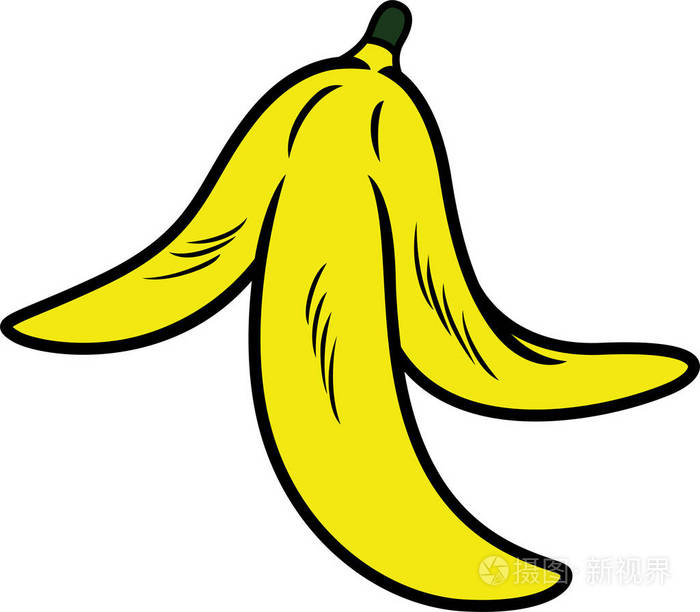 香蕉皮画法图片