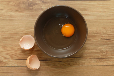 鸡蛋在碗里