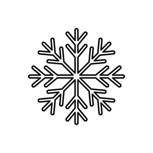 雪花冬天符号