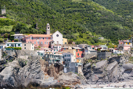 Vernazza 村的五渔村